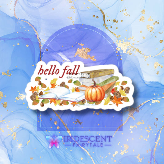 Hello Fall Sticker