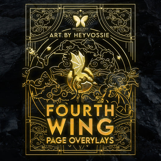 PREORDER Fourth Wing 9 Page Overlay Set - Officially Licensed The Empyrean Merchandise