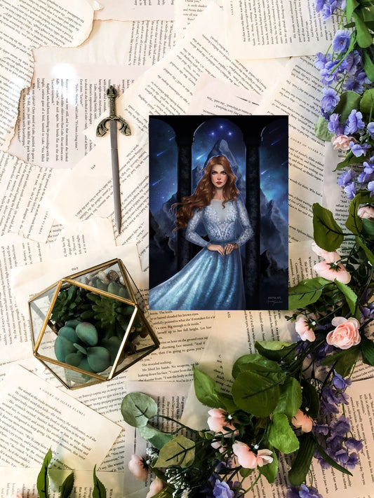 Starfall A Court of Thorns and Roses Officially Licensed: 5 x 7 inch Premium Art Print