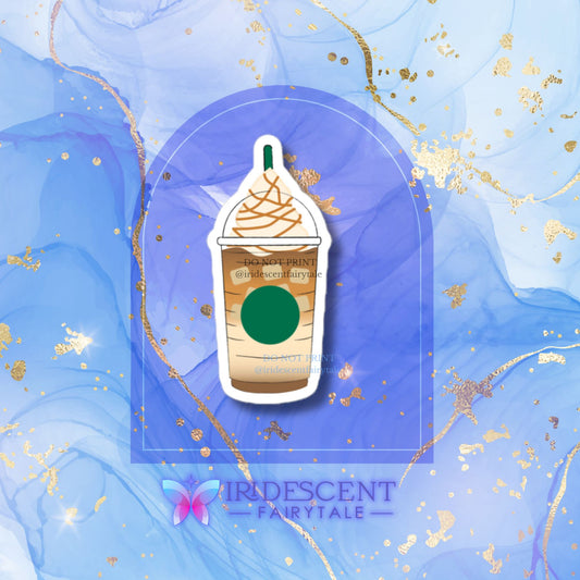 Iced Frappe Sticker