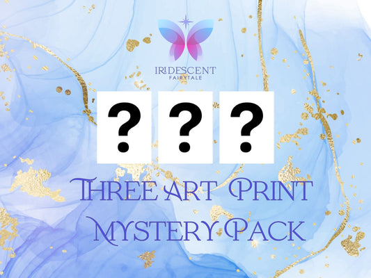 Mystery Art Print Pack of Three
