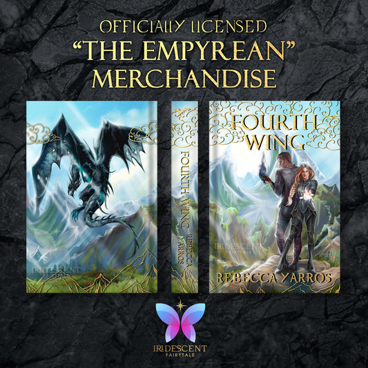 Fourth Wing & Iron Flame Set (The Empyrean #1 and #2) Gold Foiled Dust Jackets (Officially Licensed)