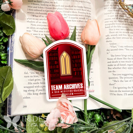 Team Archives Matte Sticker - House of Flame and Shadow - Officially Licensed