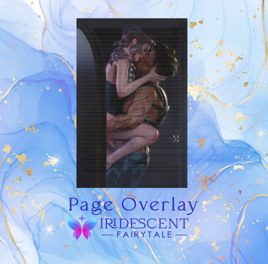Xaden and Violet Kissing Page Overlay - Officially Licensed The Empyrean Merchandise