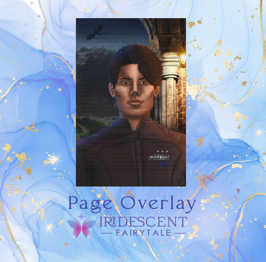 Xaden Portrait Page Overlay - Officially Licensed The Empyrean Merchandise