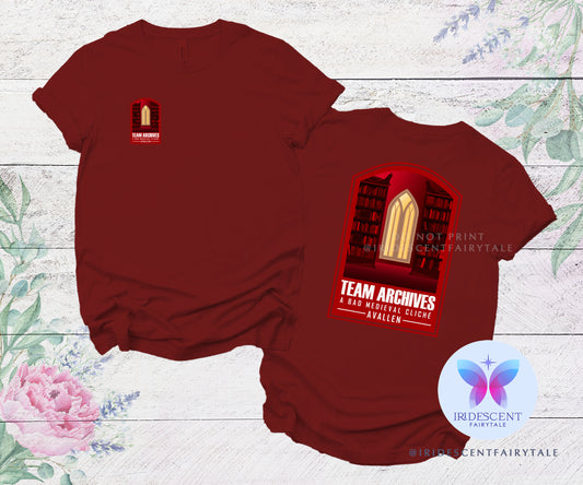 Team Archives House of Flame and Shadow Bella Canvas T Shirt - Officially Licensed