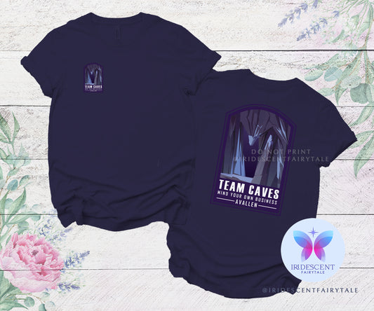 Team Caves House of Flame and Shadow Bella Canvas T Shirt - Officially Licensed