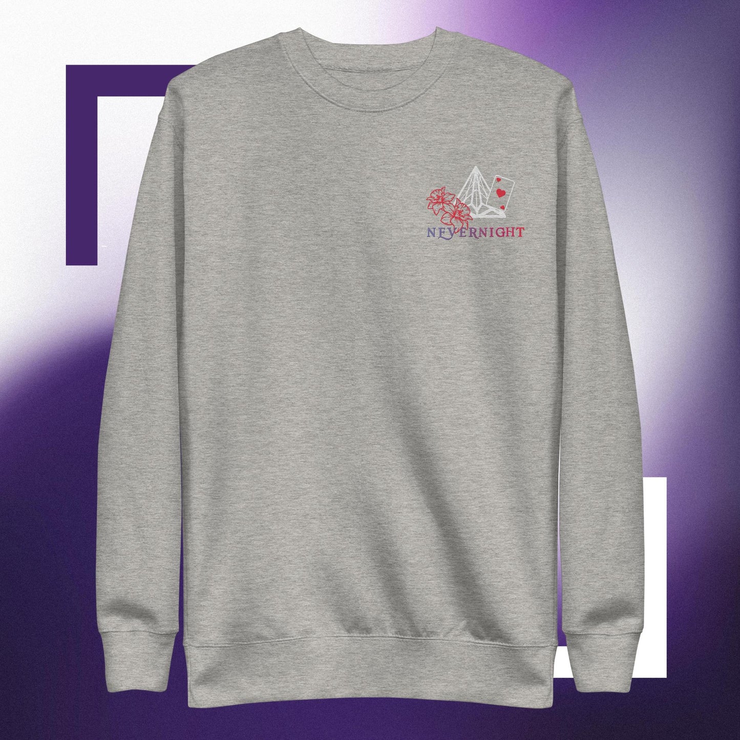 Embroidered Unisex Premium Sweatshirt Nevernight Club