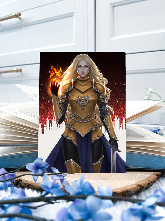 Double-Sided Aelin | Premium Art Print Sarah J. Maas | Throne of Glass |Officially Licensed